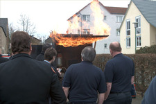 Flammen aus dem GFT-Anhänger